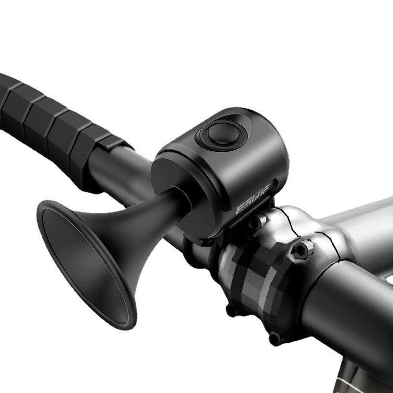 Kerékpár Elektronikus Hangos kürt 120 Db Figyelmeztetés Biztonság Elektromos csengő Rendőrségi sziréna Kerékpárkormány riasztógyűrű Csengő Kerékpáros tartozékok