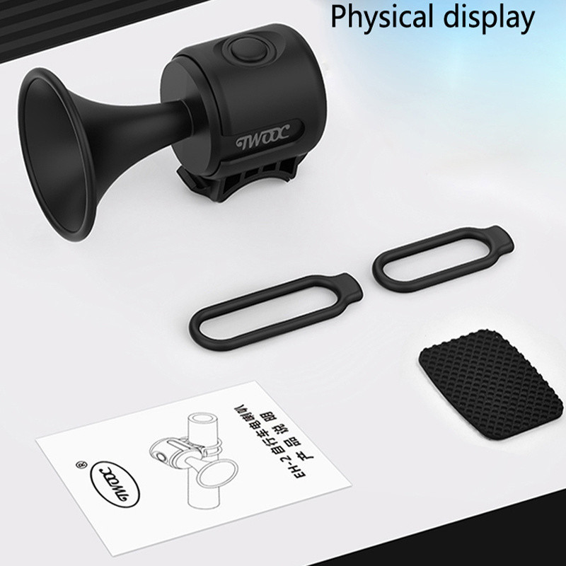 Kerékpár Elektronikus Hangos kürt 120 Db Figyelmeztetés Biztonság Elektromos csengő Rendőrségi sziréna Kerékpárkormány riasztógyűrű Csengő Kerékpáros tartozékok