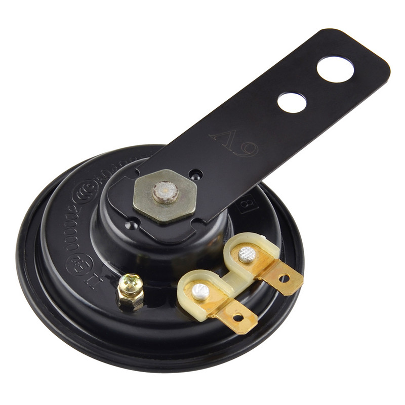 Univerzális motorkürt és tartó klasszikus motorkerékpárhoz 105 dB 6,5 cm 1" fekete motorkürt 3A DC 6V 105DB trombita Ling
