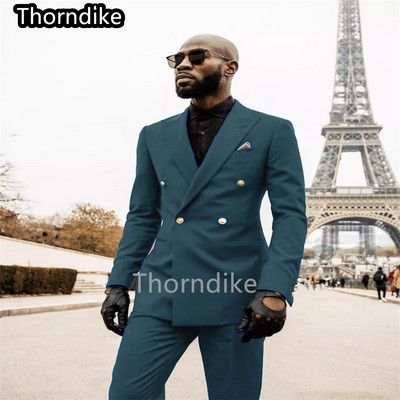 Thorndike New 2022 Formal Business Purpuri Costume pentru bărbați 3 piese Formal pentru bărbați Costume pentru bărbați Costume de nuntă pentru bărbați Smoking pentru mire