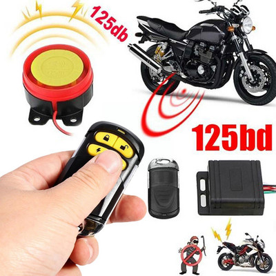 12V Car High Power Siren Security Alarm System Remote Motorcycle Control Bike High Anti-theft Power Waterproof Y6V9
