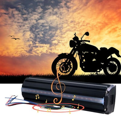 Led Display Motorcycle Speakers Bluetooth Radio Audio Moto Fm System App Speakers Control Mp3/tf/usb Accessories Player Ste Y5h0