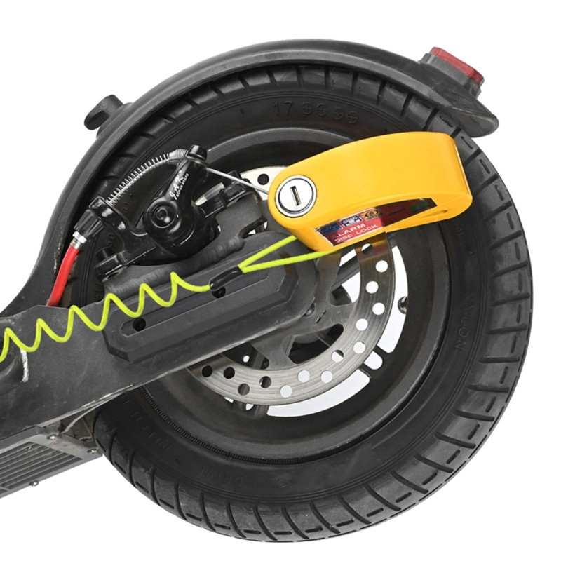 03KB Încuietori pentru motociclete Antifurt cu alarmă Încuietori pentru disc pentru motociclete cu alarmă Încuietori pentru disc Blocare antifurt cu senzor de mișcare
