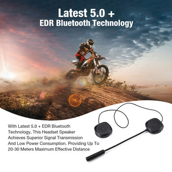 VR робот Bluetooth 5.0 Мото каска Слушалки Безжични хендсфри Стерео слушалки Мотоциклетна каска Слушалки MP3 високоговорител