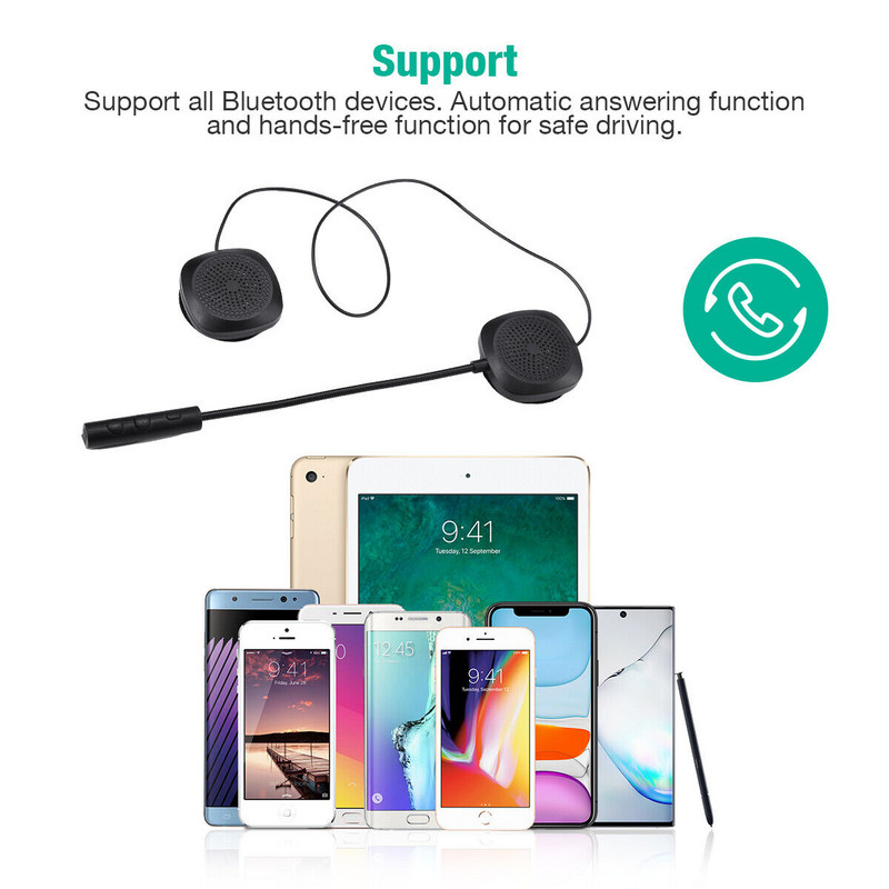 VR robotas Bluetooth 5.0 Moto Šalmas ausinės belaidės laisvų rankų įrangos stereo ausinės motociklo šalmas ausinės MP3 garsiakalbis