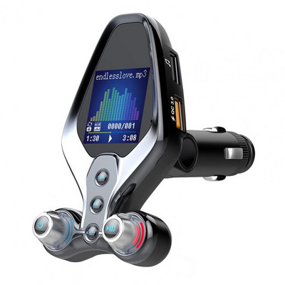 BT26 FM трансмитер Bluetooth-съвместим 3.0 Автомобилен MP3 плейър Музикален приемник за мобилни телефони Автомобилни аксесоари