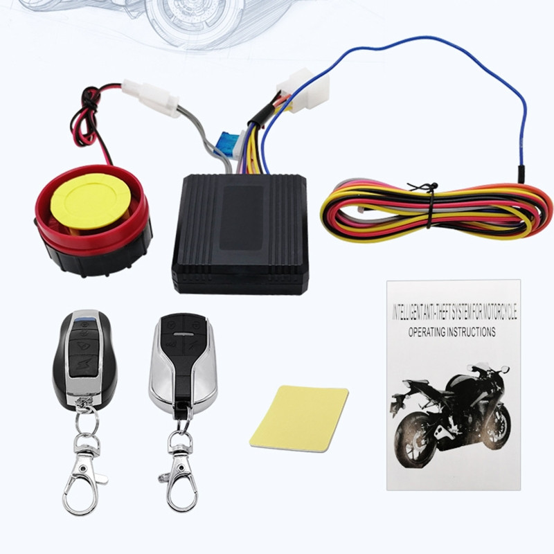 125 dB kerékpáros riasztó vezeték nélküli vibrációs mozgásérzékelő vízálló motorkerékpár riasztó távirányítóval