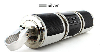 Difuzor audio EDR pentru motociclete Rezistent la apă Radio FM Stereo pentru motociclete AUX USB Card TF Player MP3 compatibil Bluetooth MT487