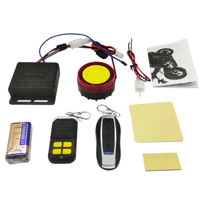 Alarmă antifurt pentru motocicletă Pornire de la distanță a motorului Bicicletă electrică Alarma de securitate de mare putere rezistentă la apă Furt moto pentru PROTECȚIE