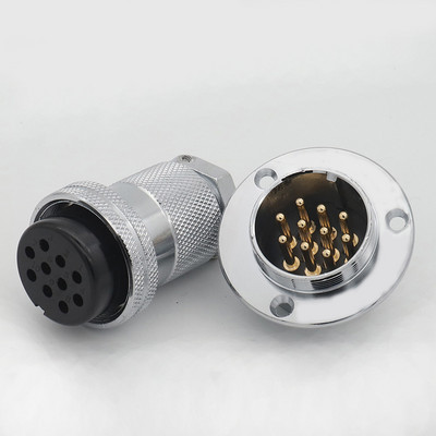 30 MM 2 3 4 5 6 7 8 10 Pin Conector de putere fir industrial Circular Road Battery Mufă Femeie Priză Masculin Motocicletă Auto Audio LED