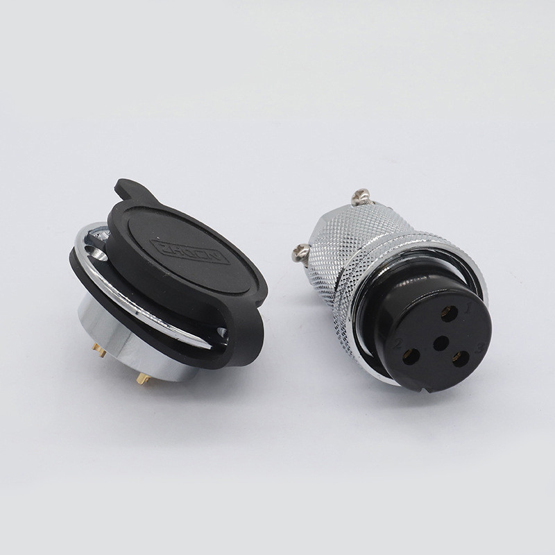 30 MM 2 3 4 5 6 7 8 10 Pin Conector de putere fir industrial Circular Road Battery Mufă Femeie Priză Masculin Motocicletă Auto Audio LED