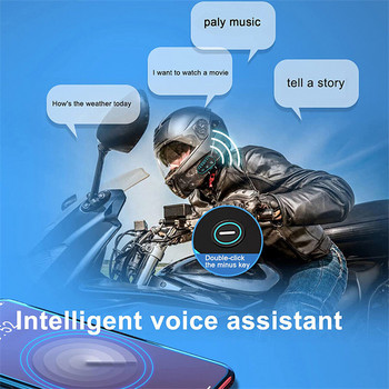 A10 Bluetooth слушалки Мотоциклетни безжични слушалки за каска Комплект за телефонни разговори със свободни ръце Стерео анти-смущения Bt слушалки