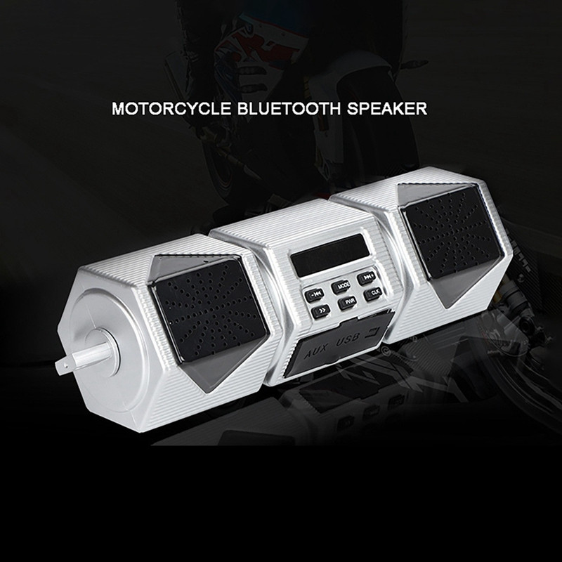 Difuzoare stereo pentru motociclete impermeabile Sistem audio Amplificator Bluetooth Radio USB FM Radio MP3 Player