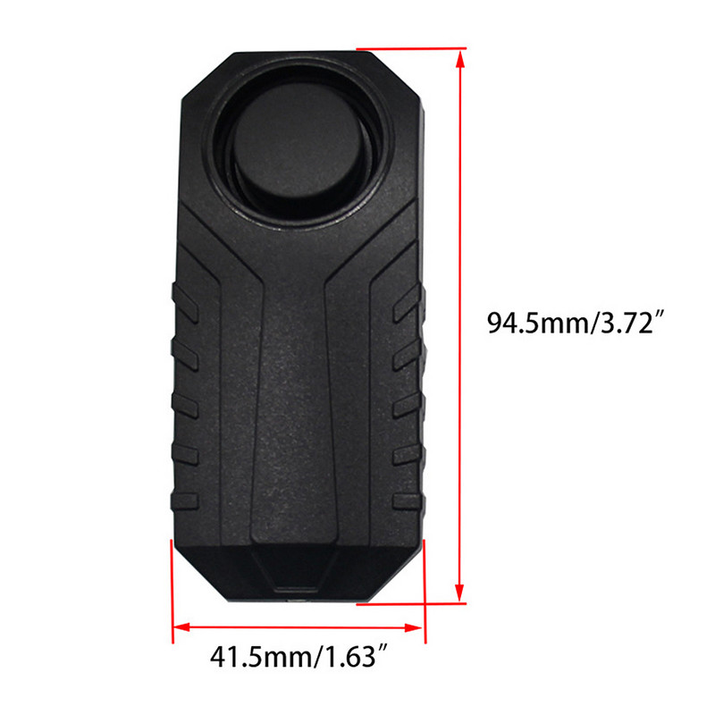 Alarmă din plastic pentru motociclete Alimentată cu baterii IP55 Telecomandă impermeabilă, detașabilă, cu 7 trepte, pentru ușa scuterului Alarme automate