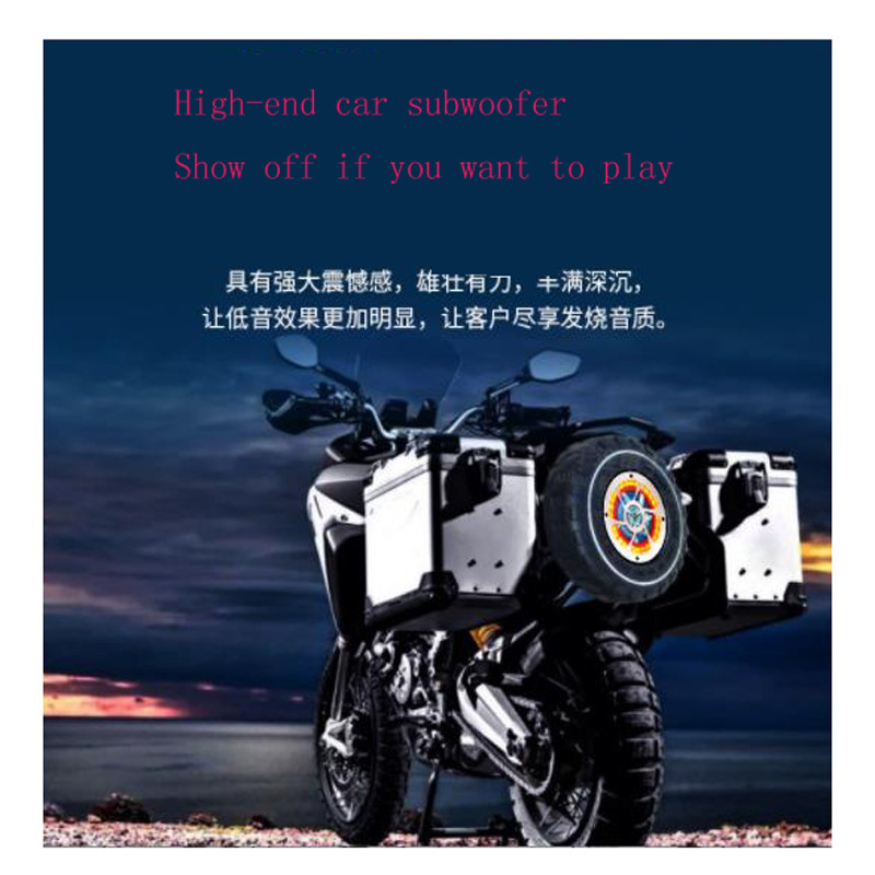 Impermeabil Motocicletă Imitație Anvelopă Subwoofer Auto Audio 12V Mașină electrică Difuzor fără fir Bluetooth Cool