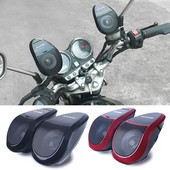 Difuzoare Bluetooth fără fir pentru motociclete Sistem de amplificare audio stereo impermeabile Player audio MP3 Radio FM cu lumină LED