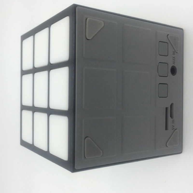 Mini difuzor portabil cub Bluetooth Mini cub magic Difuzor colorat fără fir Bluetooth Lumină bliț LED cu card TF