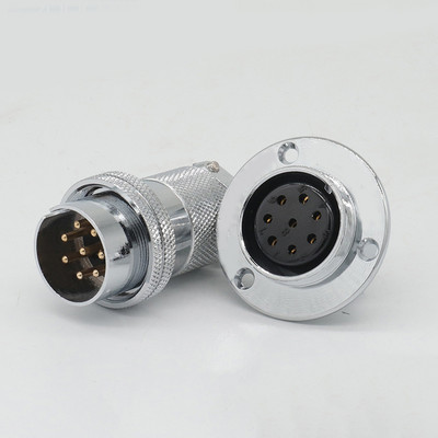 30MM Circular Industrială Motocicletă Auto Lumină Audio Medicală Auto Conector Baionetă 2 4 5 6 7 8 Pin IP67 Adaptor Impermeabil