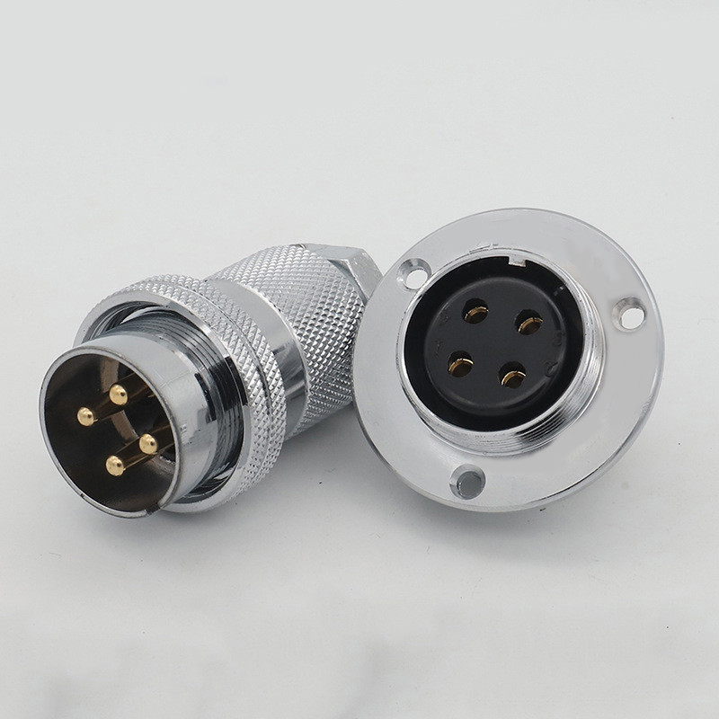 30MM Circular Industrială Motocicletă Auto Lumină Audio Medicală Auto Conector Baionetă 2 4 5 6 7 8 Pin IP67 Adaptor Impermeabil