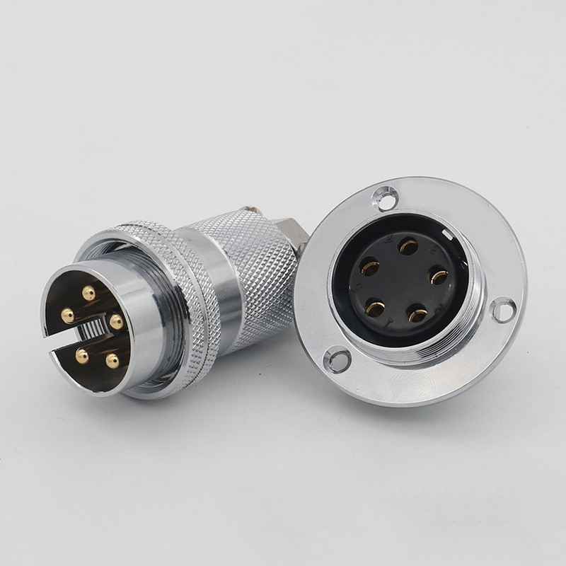 30MM Circular Industrială Motocicletă Auto Lumină Audio Medicală Auto Conector Baionetă 2 4 5 6 7 8 Pin IP67 Adaptor Impermeabil