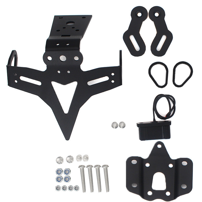 Yamaha MT-07 MT 07 FZ-07 MT07 jaoks 2013-2021 2014 2018 Mootorratta numbrimärgi hoidja poritiiba eemaldaja registreerimisklamber