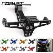 Skirta HONDA CBR 125R, skirta RC125 200 390 690 990 motociklui, universalus reguliuojamas galas, tvarkingas galinis valstybinio numerio laikiklis su LED lempute