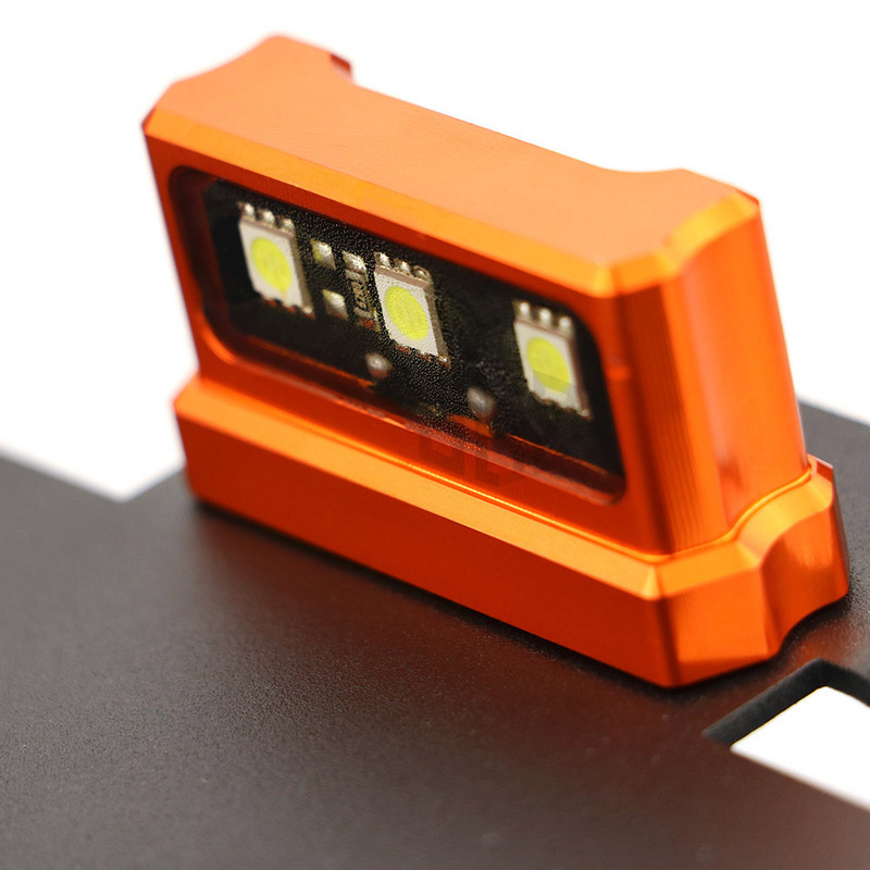 KTM DUKE 125 250 390 200 2013 - 2016 2016 2017 2018 2019 motociklo galinio valstybinio numerio ženklo galinio rėmo laikiklis su LED lempute