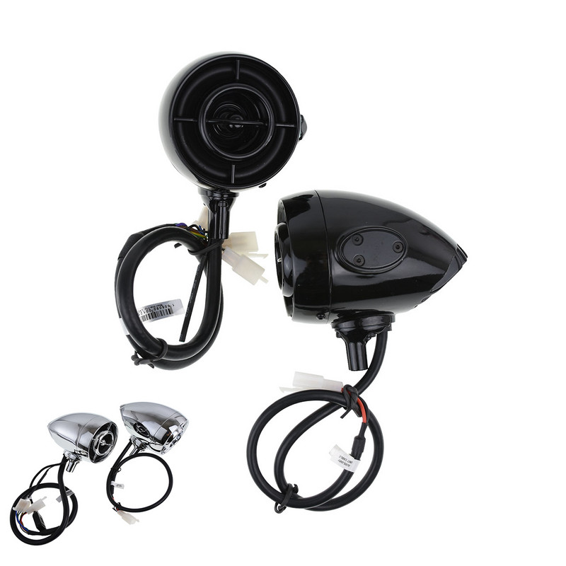 Motocicletă 1'' 1.25'' Difuzor audio Sunet Hi-Fi Difuzoare Bluetooth impermeabile MP3 WMA Telefon USB AUX pentru Harley Touring XL