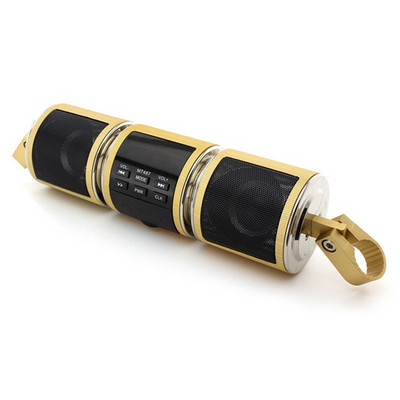 Difuzor motocicletă Bluetooth EDR Audio Rezistent la apă Difuzor stereo pentru motociclete Radio FM Moto AUX USB TF MP3 Player