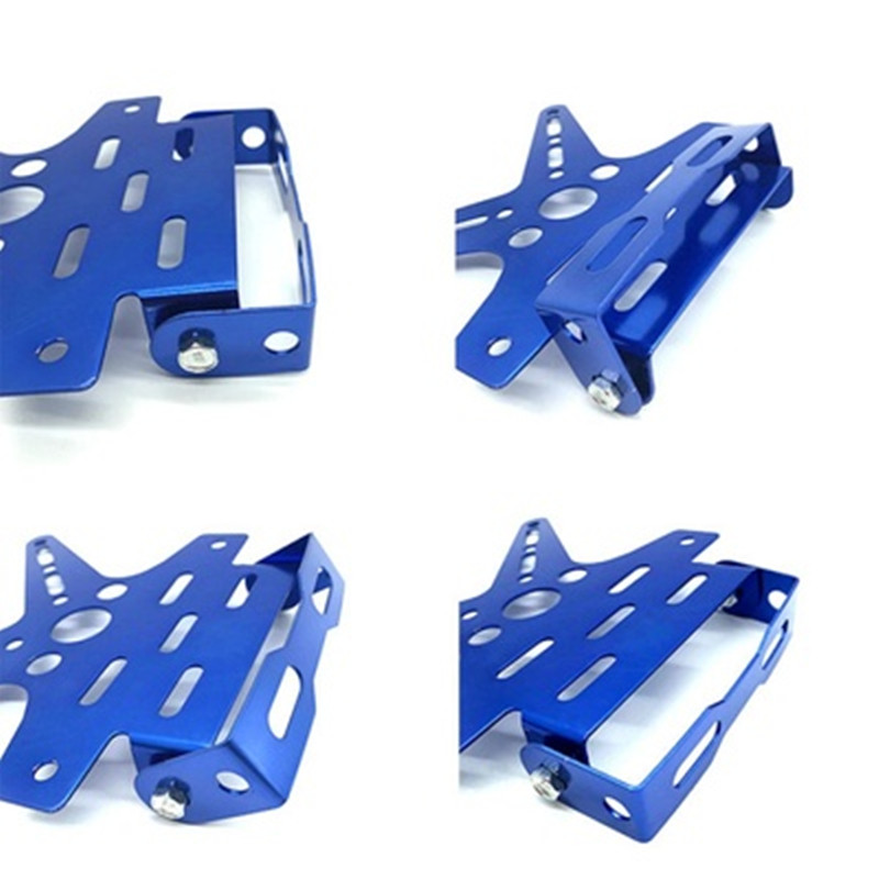 Motociklo valstybinio numerio stovas Universalus galvanizuojamas CNC aliuminio lydinio reguliuojamas motociklo valstybinio numerio numerio rėmo dangtelis