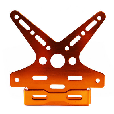 Galvaninio aliuminio lydinio motociklo galinio valstybinio numerio ženklo rėmas Motociklo laikiklis paspirtukas Reguliuojamas numerio ženklo laikiklis