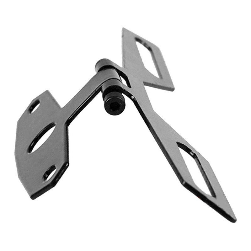 Motociklo valstybinio numerio ženklo laikiklis galinis žibintas, fiksuotas sulankstomas numerio ženklo rėmo laikiklis, universalios motociklo dalys