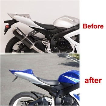 Ταιριάζει για Suzuki GSXR 600 750 GSX-R600 GSX-R750 K6 K8 2006-2010 Rear Tail Tail Fender Eliminator Kit Στήριγμα πινακίδας κυκλοφορίας