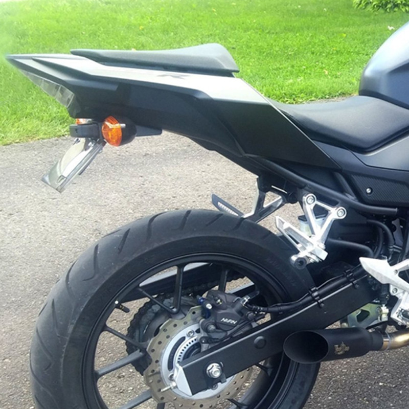 Tinka Honda CBR500R CBR 500R CB500F CB 500F 2016-2022 valstybinio numerio laikiklio laikiklio galinė uodega Tvarkingas sparno pašalinimo rinkinys