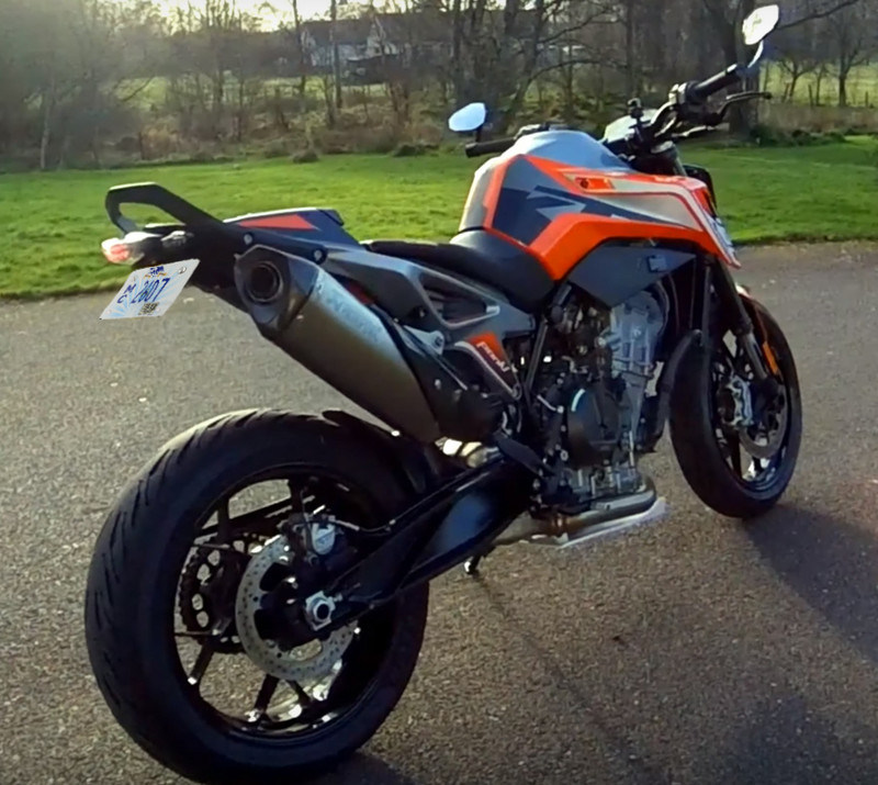 Se potrivește pentru KTM 790 Duke 2018-2022 890 Duke R 2021-2022 Motocicletă Spate Coadă Tidy Aripa Eliminator Kit Suport pentru plăcuță de înmatriculare