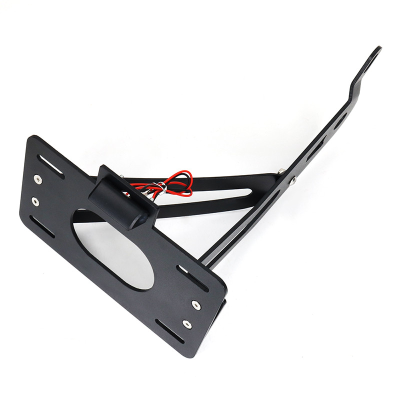 Potrivit pentru YAMAHA XV 535 Virago XV 1100 Virago Eliminator de aripi lateral Suport plăcuță de înmatriculare cu montare laterală Suport lateral pentru plăcuță de înmatriculare