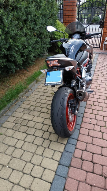 Κατάλληλο για Kawasaki Z900 2017-2022 Μοτοσικλέτα πίσω ουρά Τακτοποιημένη πινακίδα κυκλοφορίας Στήριγμα Φτερό Εξολκέα Κιτ Αριθμός πινακίδας κυκλοφορίας