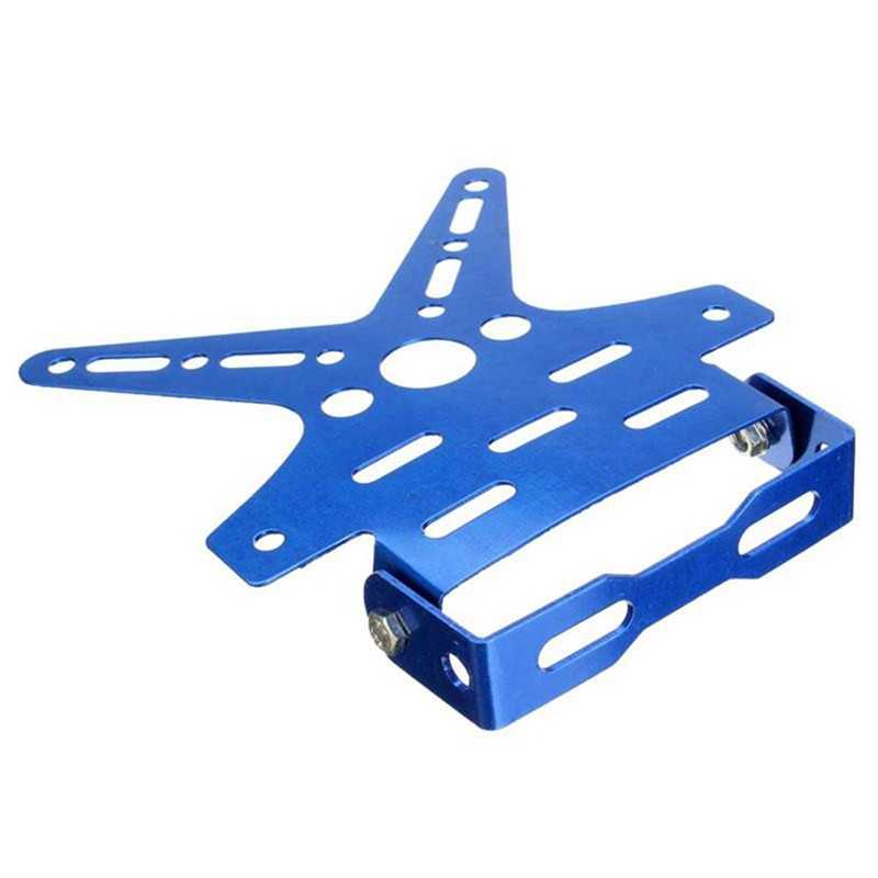 C Suport de montare reglabil universal din aluminiu Capac plăcuță cu număr de înmatriculare Piese pentru motociclete Suport plăcuță de înmatriculare pentru motocicletă