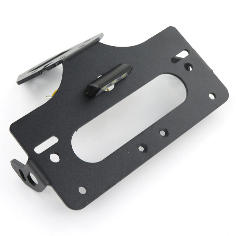 Potrivit pentru Triumph Street Triple 675 Daytona 675 R Suportul plăcuței de înmatriculare Plăcuță de înmatriculare pentru eliminarea aripilor din spate.