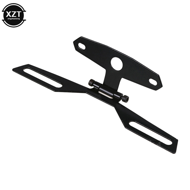 Sulankstomas valstybinio numerio ženklo laikiklis galinio žibinto laikiklis, skirtas keturračio purvo motociklui