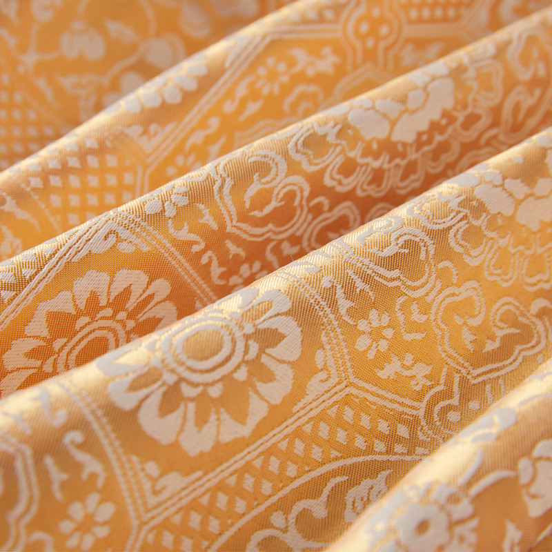 Costume pentru bărbați portocaliu jacquard, slim fit, flanel negru, guler șal, nuntă, modă, rochie de banchet, club de noapte, 2 buc. jachetă + pantaloni