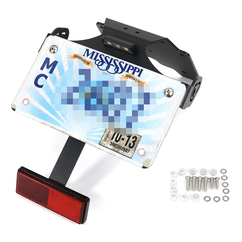 Potrivit pentru Yamaha TENERE700 XT690 2019 2020 2021 Suport pentru plăcuță de înmatriculare Suport pentru plăcuță de înmatriculare Suport pentru coadă Tenere 700 XTZ 690