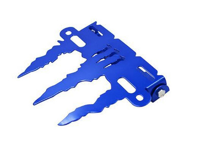 Suport pentru plăcuță de înmatriculare pentru motociclete Model universal de zmeu Plăcuță de înmatriculare cu gheare fantomă din aliaj de aluminiu