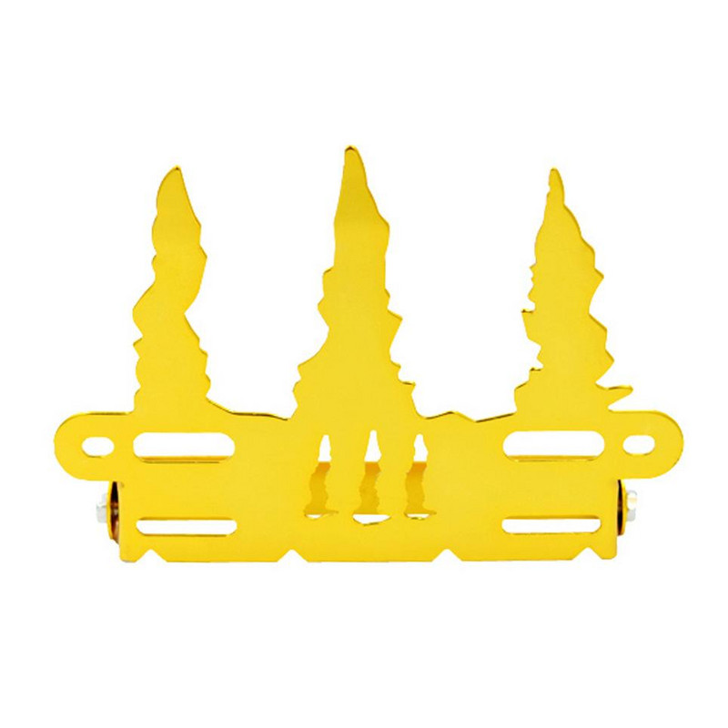 Suport pentru plăcuță de înmatriculare pentru motociclete Model universal de zmeu Plăcuță de înmatriculare cu gheare fantomă din aliaj de aluminiu