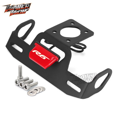 Suport pentru plăcuță de înmatriculare YZFR6 pentru YAMAHA YZF R6 2006-2021 Suport pentru accesorii pentru motociclete Suport Coadă Aranjată Eliminator Cadru CNC LOGO