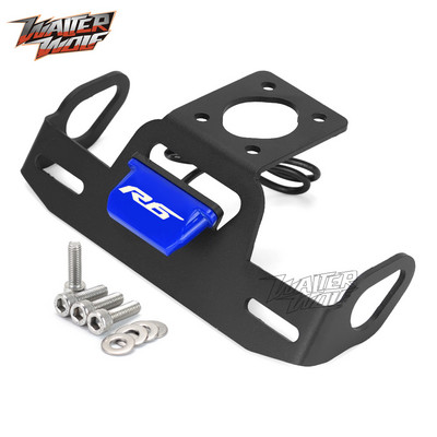 Suport pentru plăcuță de înmatriculare YZFR6 pentru YAMAHA YZF R6 2006-2021 Suport pentru accesorii pentru motociclete Suport Coadă Aranjată Eliminator Cadru CNC LOGO
