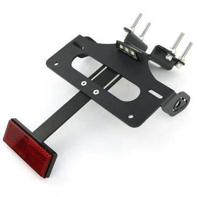 Se potrivește pentru Yamaha FZ-07 FZ07 MT-07 2014-2020 MT07 R7 2021-2022 Suport pentru plăcuță de înmatriculare Suport pentru coadă din spate Kit de eliminare a aripilor