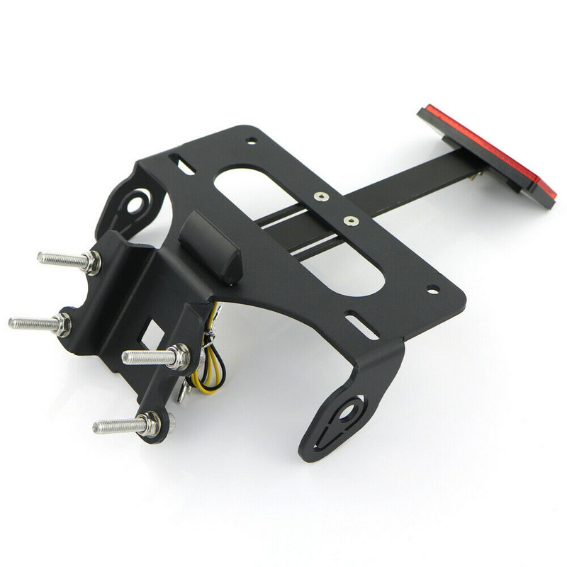 Se potrivește pentru Yamaha FZ-07 FZ07 MT-07 2014-2020 MT07 R7 2021-2022 Suport pentru plăcuță de înmatriculare Suport pentru coadă din spate Kit de eliminare a aripilor