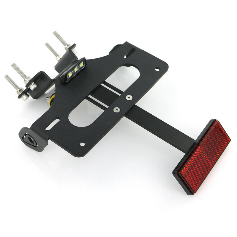 Se potrivește pentru Yamaha FZ-07 FZ07 MT-07 2014-2020 MT07 R7 2021-2022 Suport pentru plăcuță de înmatriculare Suport pentru coadă din spate Kit de eliminare a aripilor