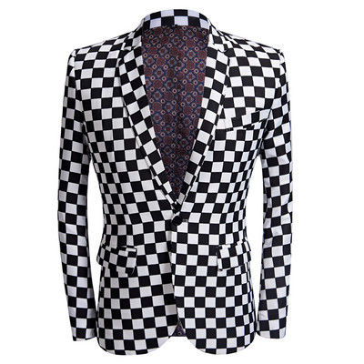 Costum de bambus cu imprimeu albastru cer pentru bărbați, haină în stil chinezesc, smoking la modă, slim fit, rochie de nuntă, jachetă casual de afaceri